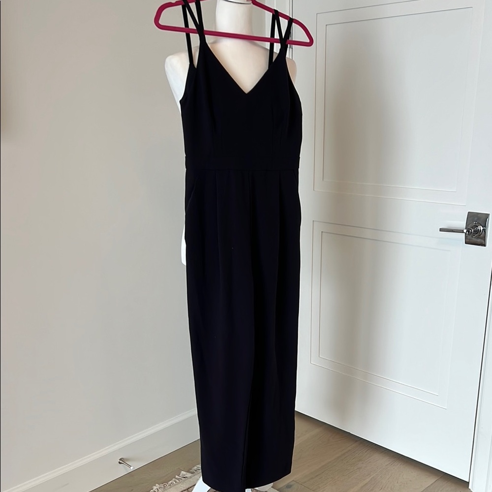 Womens French Connection Black Sleeveless Jumpsuit Size XS /US 4